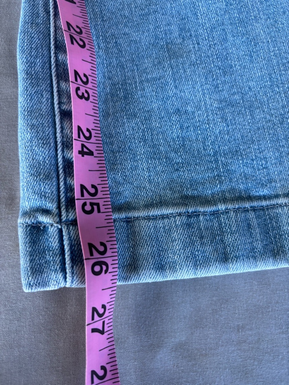 Madewell Mid Rise Kick Out Women’s Light Blue Flare Jeans Size 27 - Picture 8 of 8